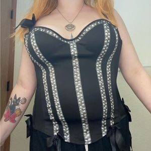 !!RARE!! Vintage Morbid Threads lingerie top